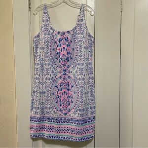 Lilly Pulitzer Romi tank dress with built in bra size large